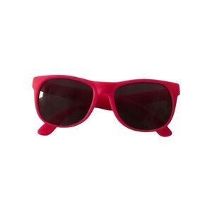 Adult Pink Plastic Sunglasses